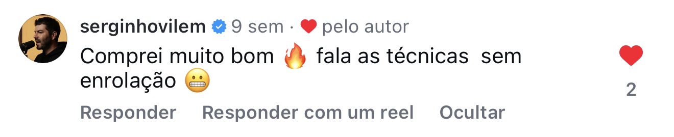 Depoimento de aluno do Harmonix